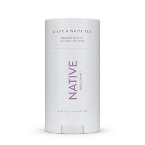 Native Deodorant Contains Naturally Derived Ingredients, 72 Hour Odor Control | Seasonal Scents for Women and Men, Aluminum Free with Baking Soda, Coconut Oil and Shea Butter | Lilac & White Tea | Amazon (US)