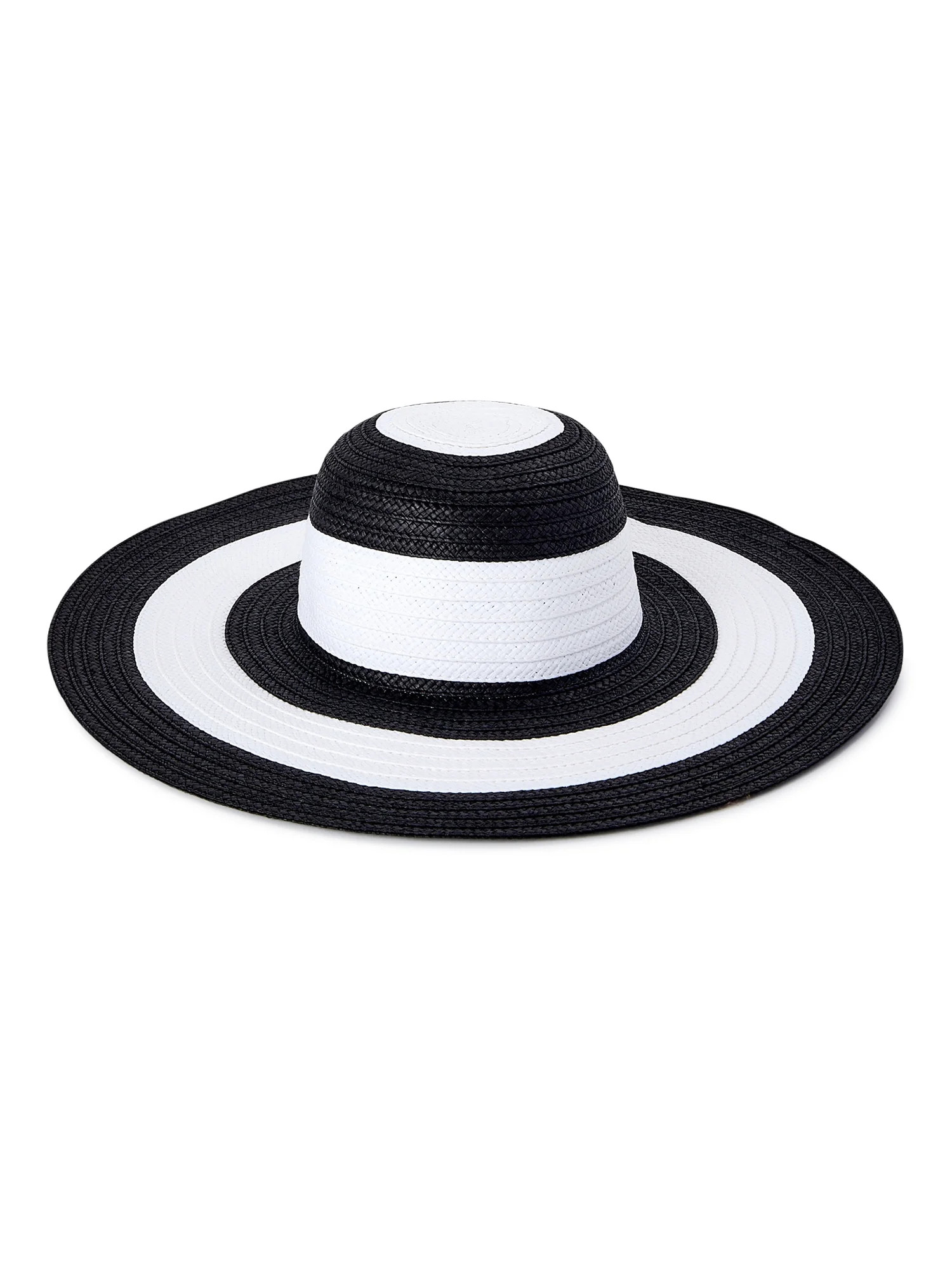 Scoop Women's Black/White Stripe Sun Hat | Walmart (US)