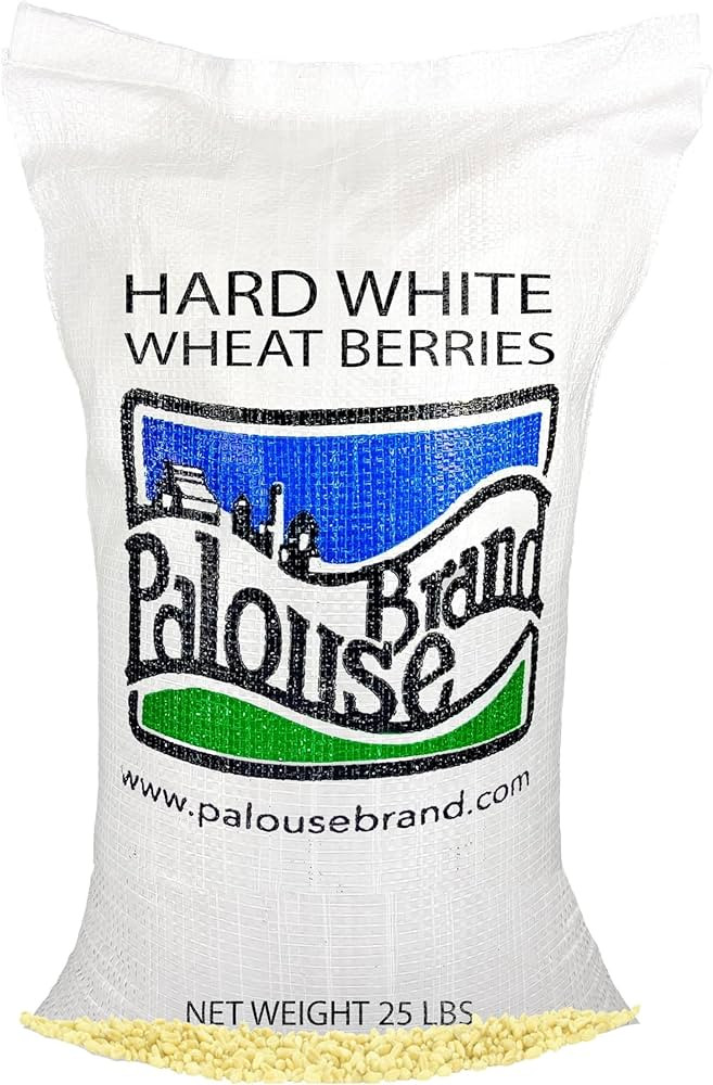 Certified Glyphosate Residue Free | Hard White Wheat Berries | 25 LBS | Family Farmed in Washingt... | Amazon (US)