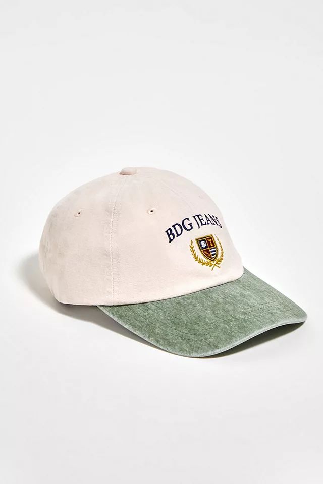 BDG Embroidered Crest Contrast Baseball Cap | Urban Outfitters (EU)