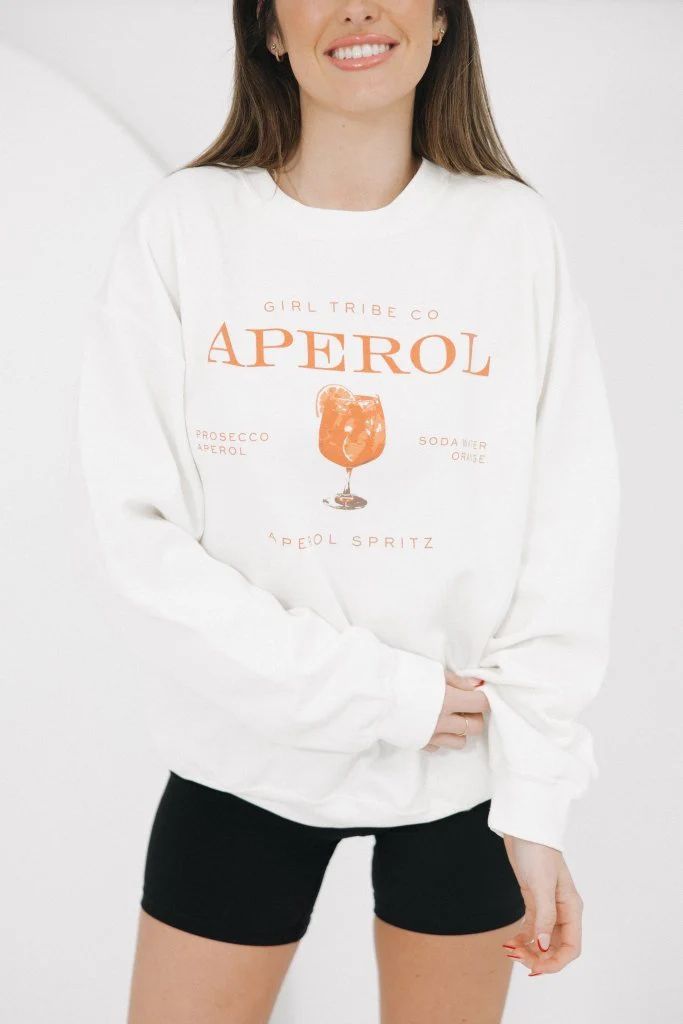 Aperol Spritz Sweatshirt - Girl Tribe Co. | Girl Tribe Co.