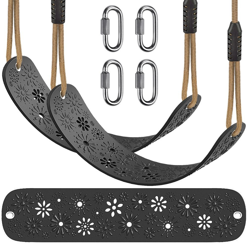 SELEWARE Swing Set Accessories Kids Swing Seat with Adjustable Rope Backyard Swingset Replacement... | Amazon (US)