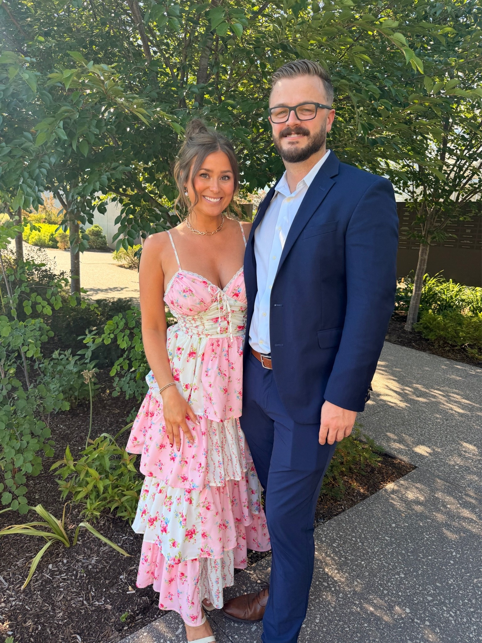 wedding guest dress!! wearing my true size. mitch’s suit is fabletics- fits true to size!!

#LTKootd #LTKWedding #LTKMens