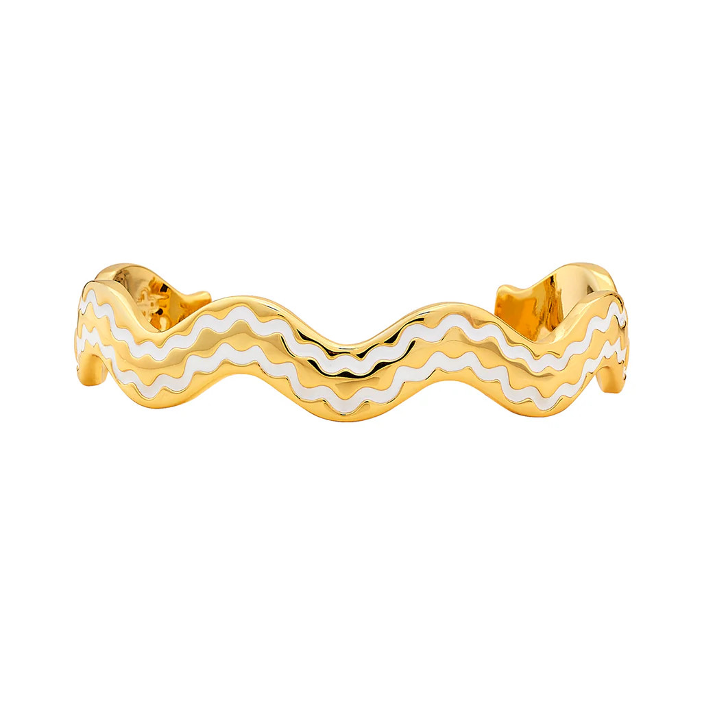 Stacking Squiggle Cuff - Ivory | ASHA by ADM