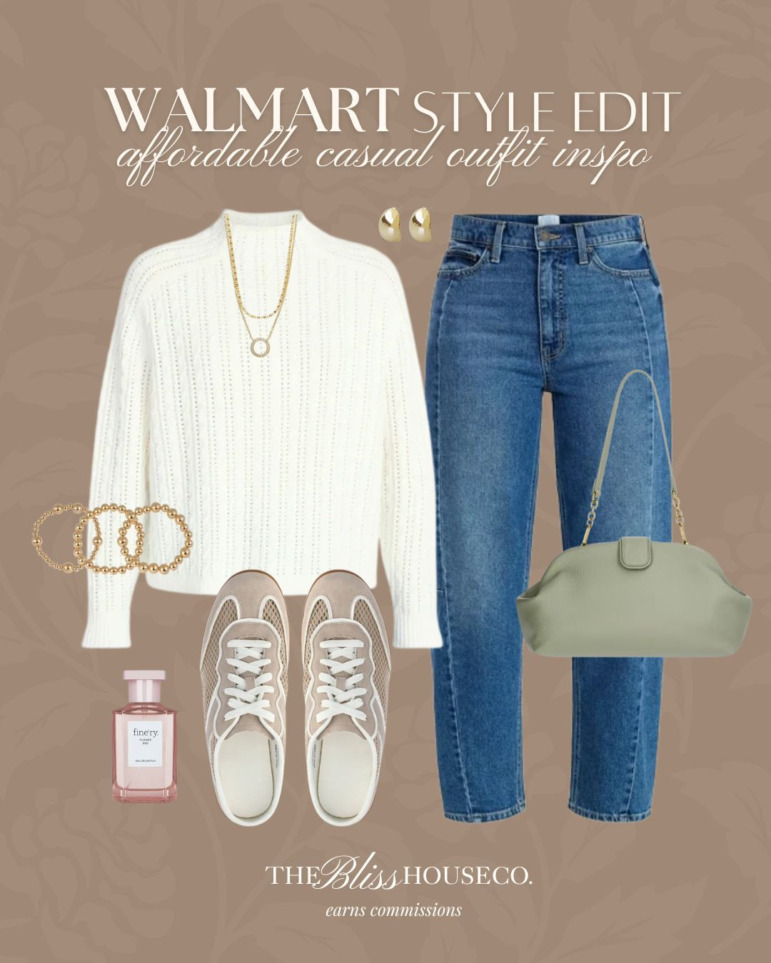 Easy, affordable outfit from Walmart. 🤍

Soft neutrals, classic denim and comfortable pieces you can wear now and into spring.

Walmart outfit, affordable style, casual look, neutral fashion, classic denim, cozy sweater, everyday sneakers, simple accessories, budget finds, winter to spring outfit, effortless wardrobe 

 #LTKootd #LTKSeasonal