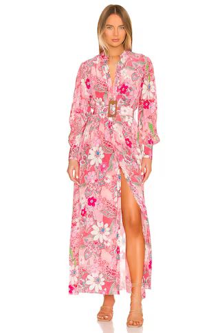 HEMANT AND NANDITA x REVOLVE Misaki Maxi Dress in Pink from Revolve.com | Revolve Clothing (Global)
