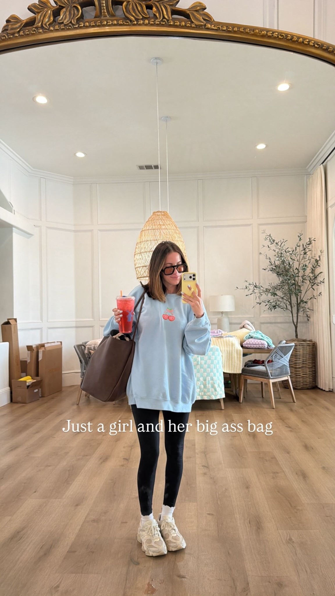 Just a girl and her big ass bag