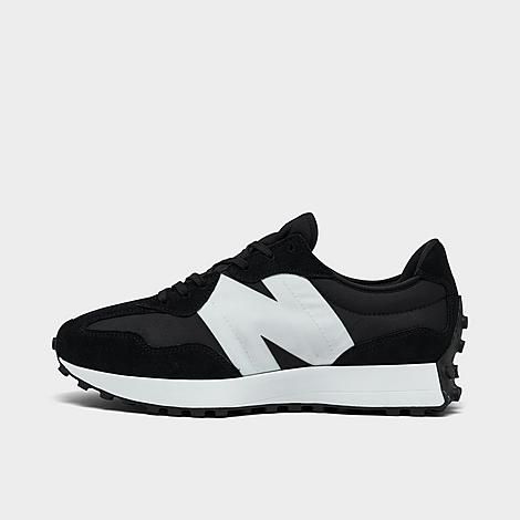New Balance 327 Casual Shoes in Black/Black Size 7.5 Nylon/Suede | Finish Line (US)