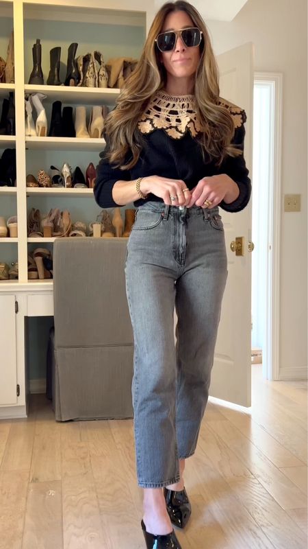 $59 Mango mom jeans and $35 Amazon Sweater. Sizing is European in jeans. I’m wearing the size 2 in this style. Comes in 4 washes  

#LTKunder50 #LTKunder100 #LTKstyletip