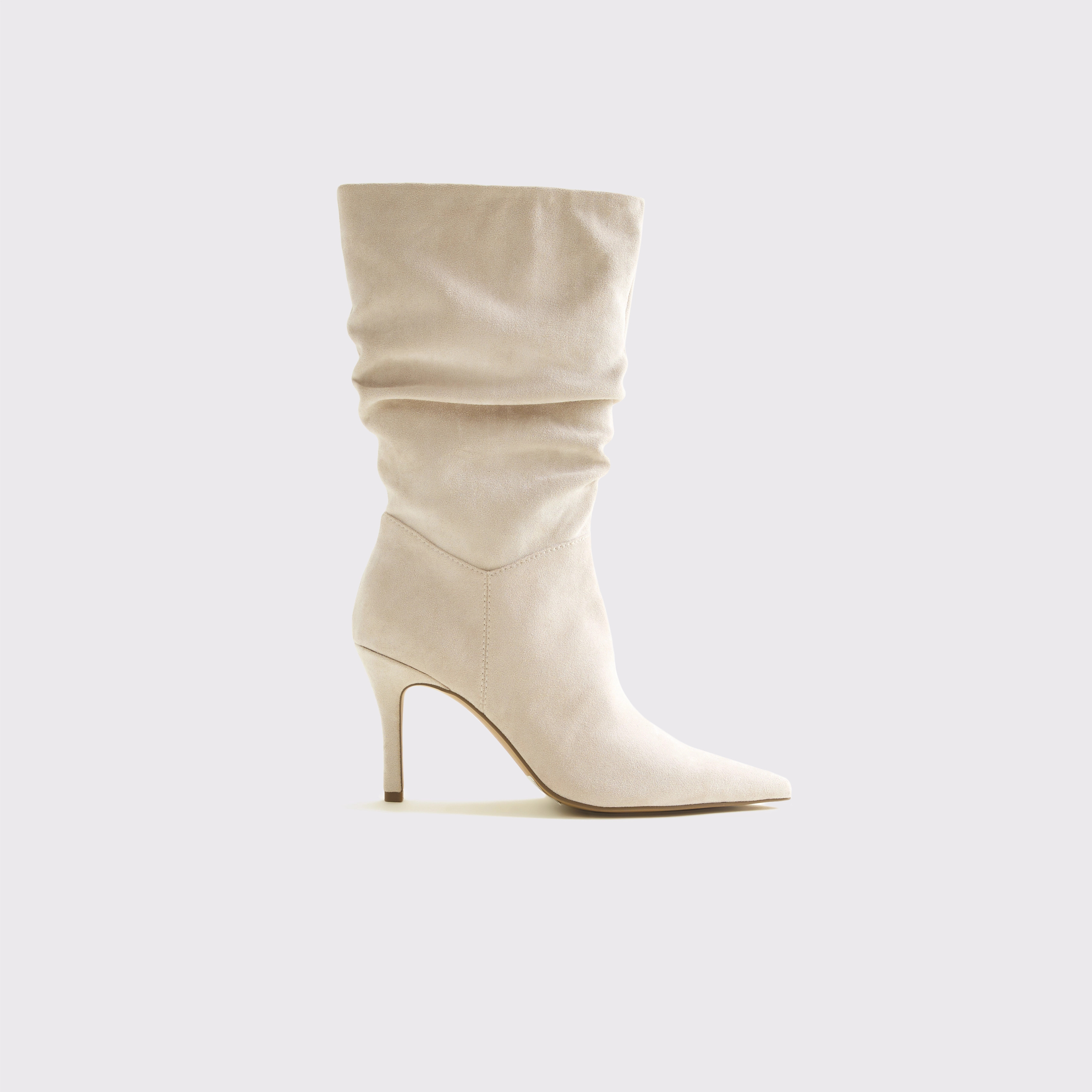 Vegan Suede Slouch Boots | Abercrombie & Fitch (US)