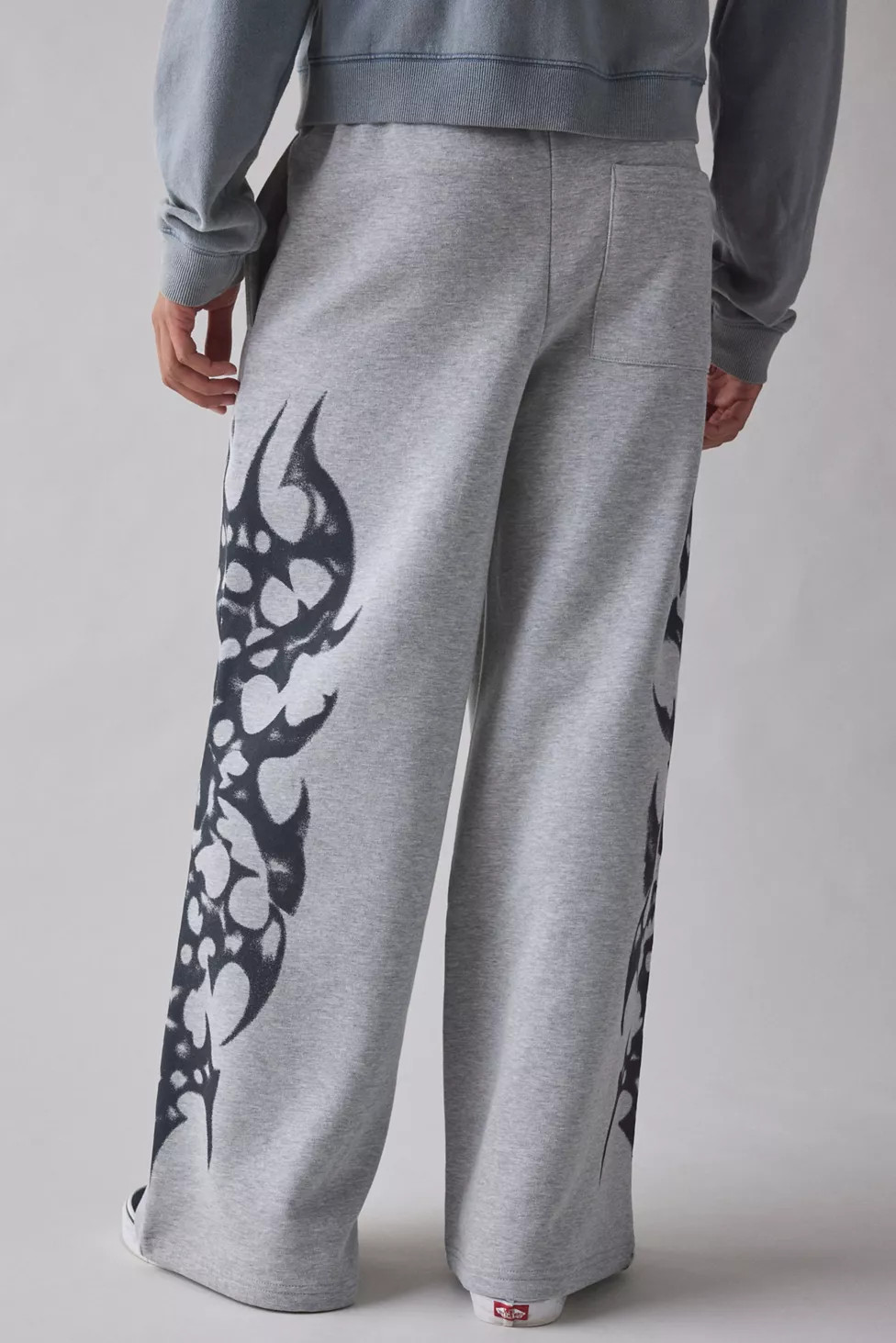 UO Cyber Graphic Wide Leg Sweatpant | Urban Outfitters (US and RoW)
