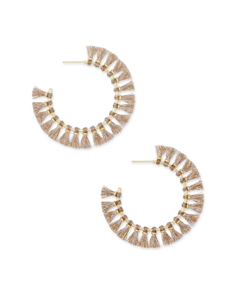 Evie Gold Hoop Earrings in Gold | Kendra Scott