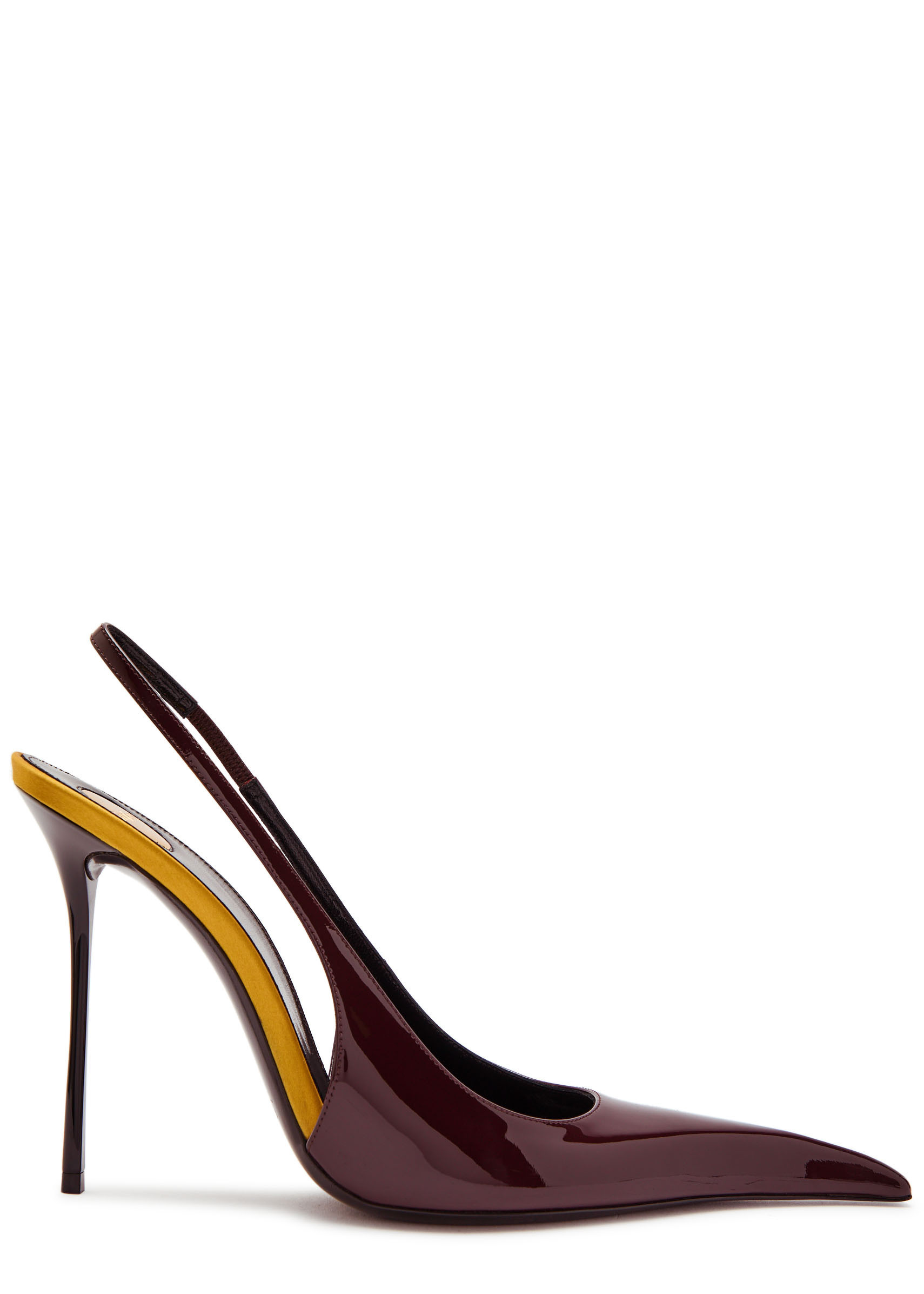 Amalia 110 patent leather slingback pumps | Harvey Nichols