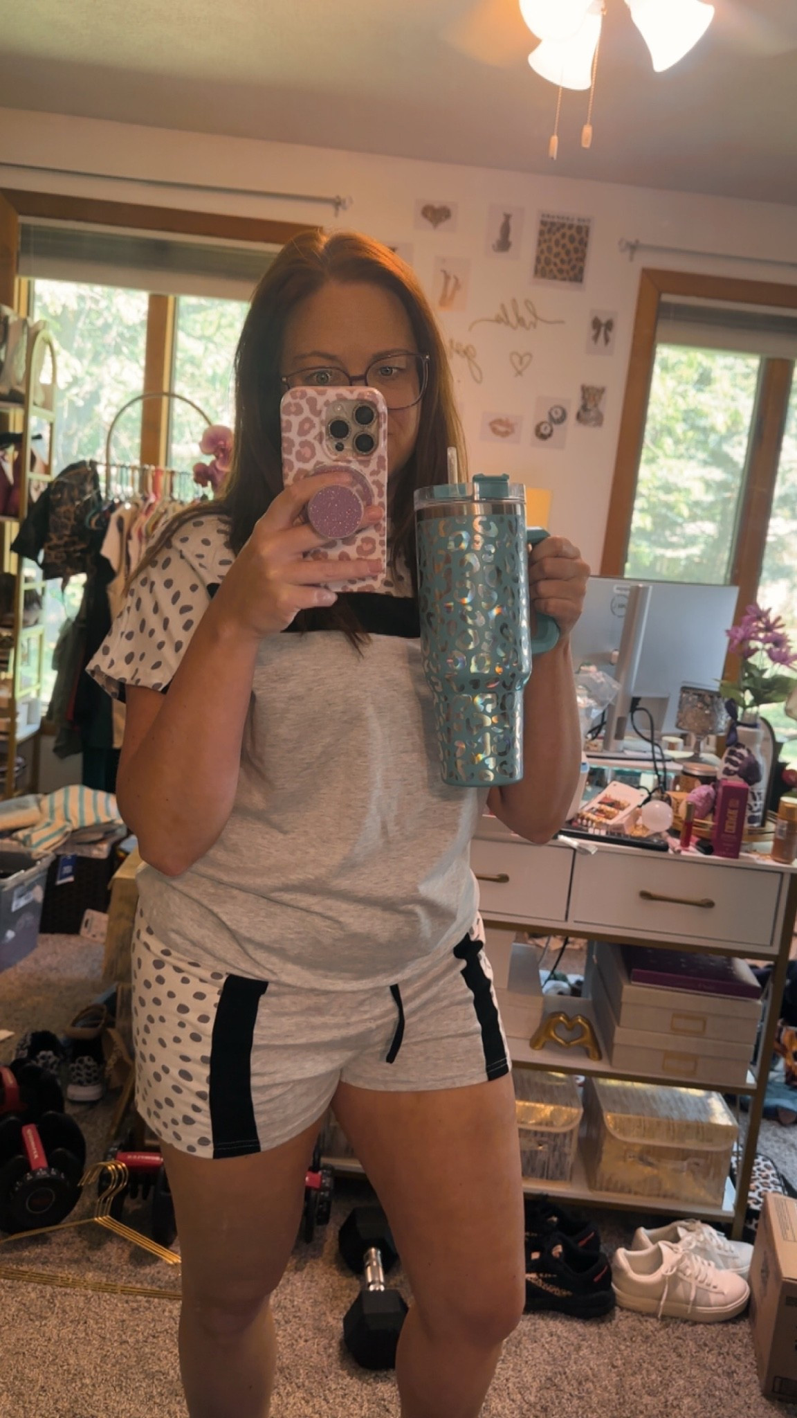 Ootd
Leopard tumbler

#LTKootd #LTKdayinmylife #LTKmomlife