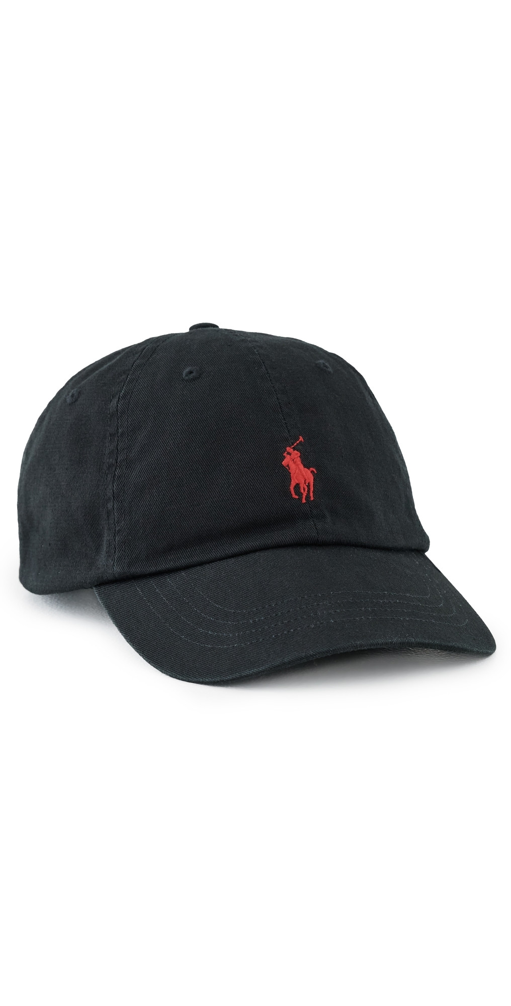 Polo Ralph Lauren Chino Sport Cap RL Black/RL2000 Red One Size | Shopbop