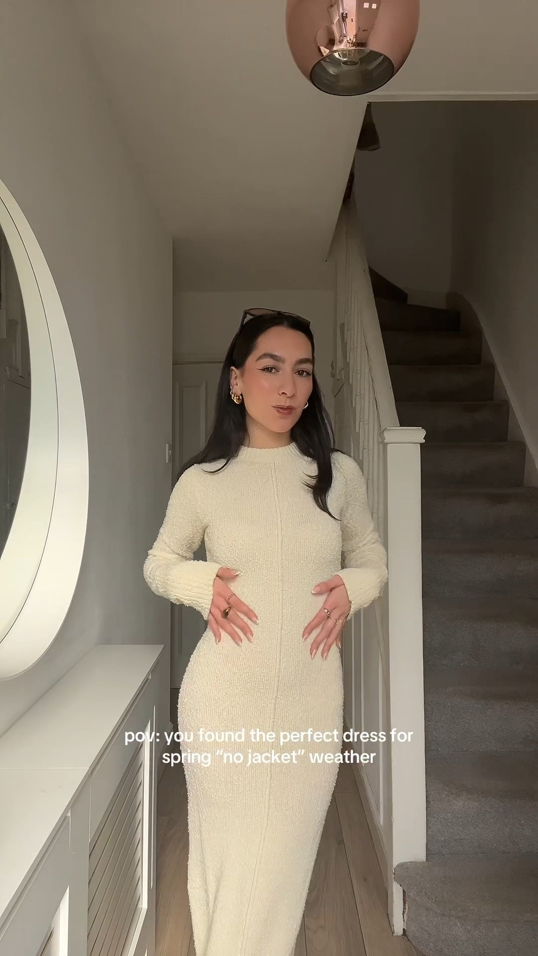 Knitted dress for spring🤍 pretty lavish

#LTKuk #LTKeurope #LTKspring