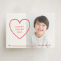 "Happy Heart Day" - Customizable Foil-pressed Classroom Valentine's Day Cards in Red by Jessica O... | Minted