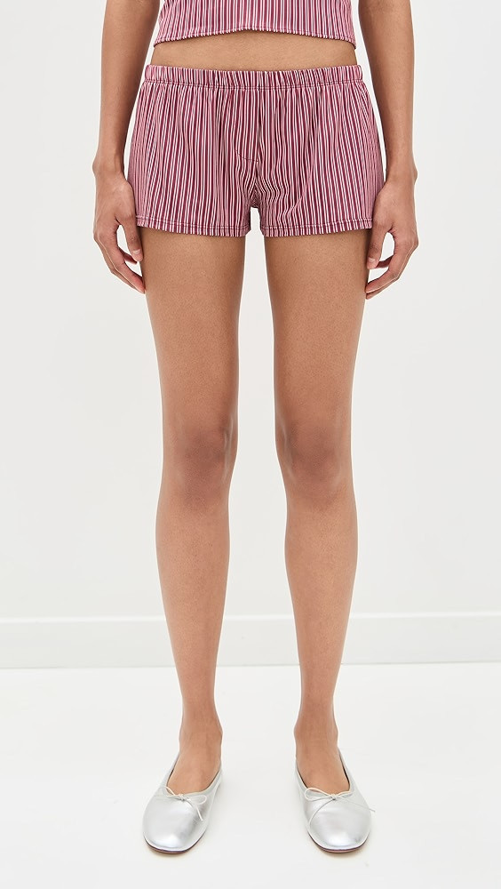 The Pink Striped Shorts | Shopbop