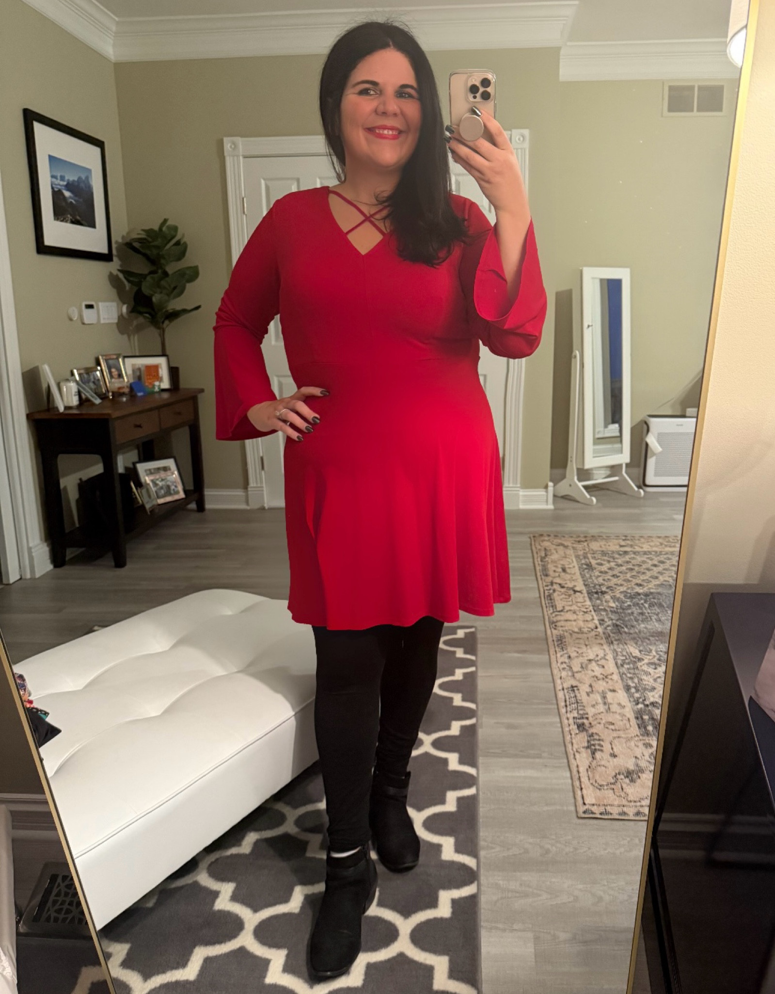 We celebrated my friend Joe’s birthday last night and while I normally would have worn tights and not leggings, Chicago is starting to get a little too cold for your old gal now! My dress is probably 5 years old, but I’m sharing some similar options as they’re great for the holidays! 


#LTKCyberWeek #LTKGiftGuide #LTKSeasonal