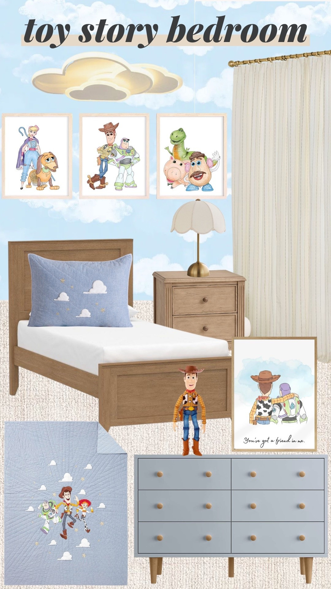 Toy Story bedroom, Toy Story decor, Disney Pixar bedroom, Buzz Lightyear decor, Woody cowboy theme, kids bedroom inspo, themed kids room, playful bedroom, colorful kids room, Pixar room decor, Toy Story bedding, toy themed room, space cowboy aesthetic, cowboy kids room, western kids decor, playful wall decor, character bedroom, kids room ideas, fun bedroom design, bright kids room, imagination theme room, animated movie decor, Andy’s room inspired, nostalgic Disney decor, themed bedding set, kids furniture ideas, creative kids space, adventure themed room

#LTKKids #LTKU #LTKHome