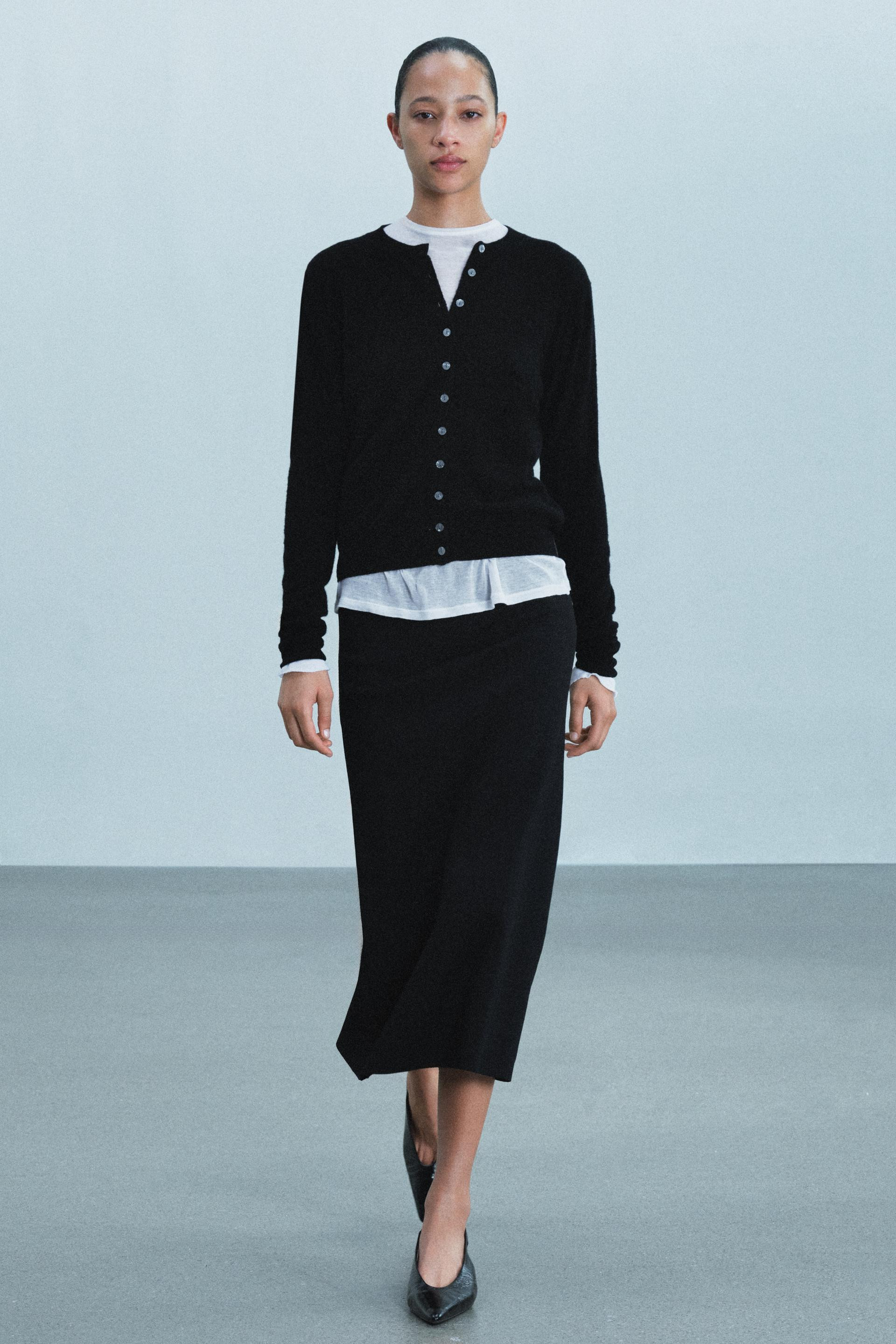 Zara - 100% Extra-Soft Wool Jacket - Black - M - Woman | Zara UK