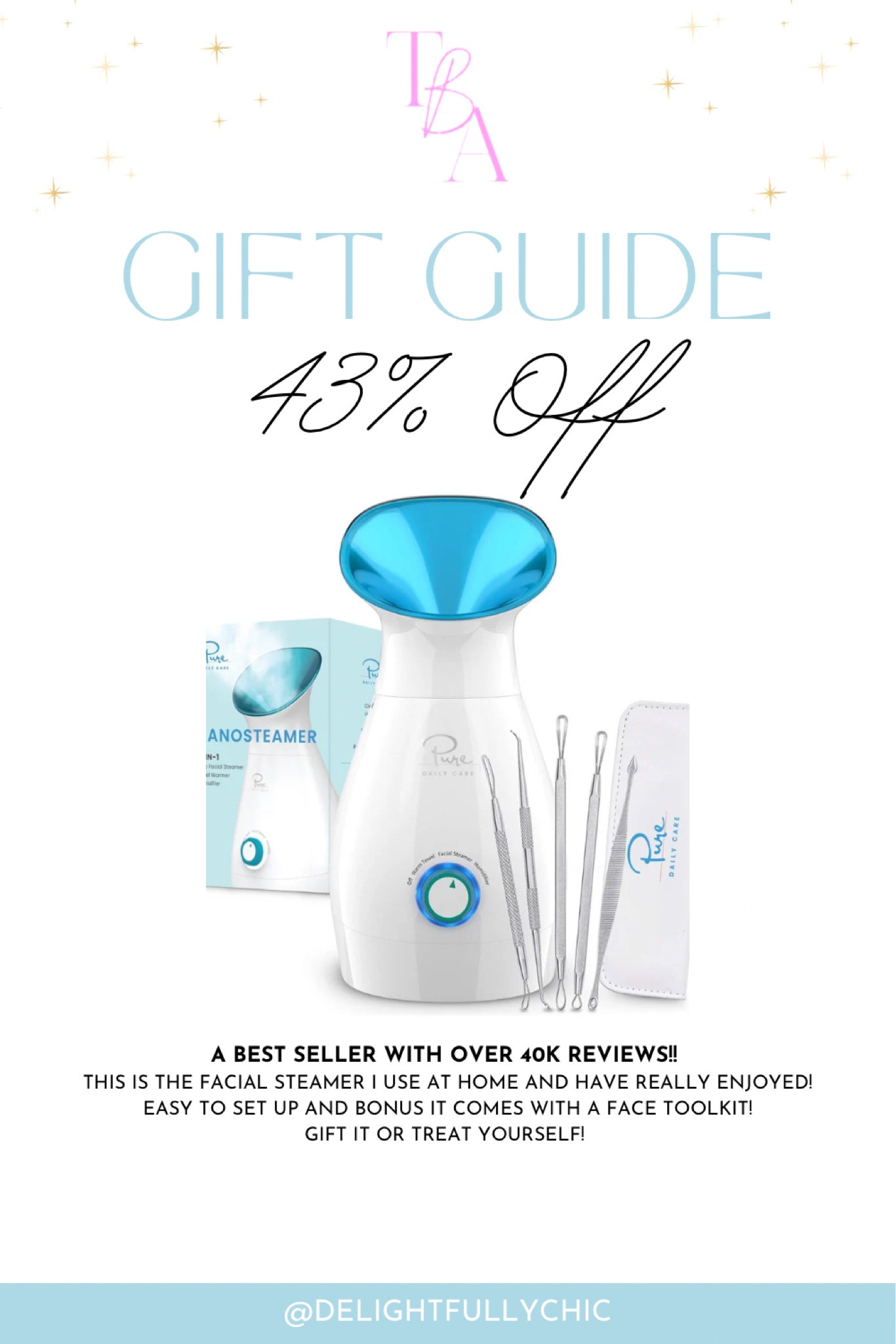 Face steamer 
Skincare beauty gift guide

#LTKbeauty #LTKHolidaySale #LTKGiftGuide