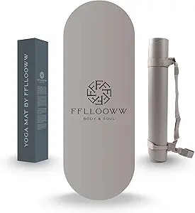 FFLLOOWW Premium Non Slip PU Yoga Mat 72.8” x 26.8” 4.5mm – Eco Friendly Natural Rubber Exe... | Amazon (US)