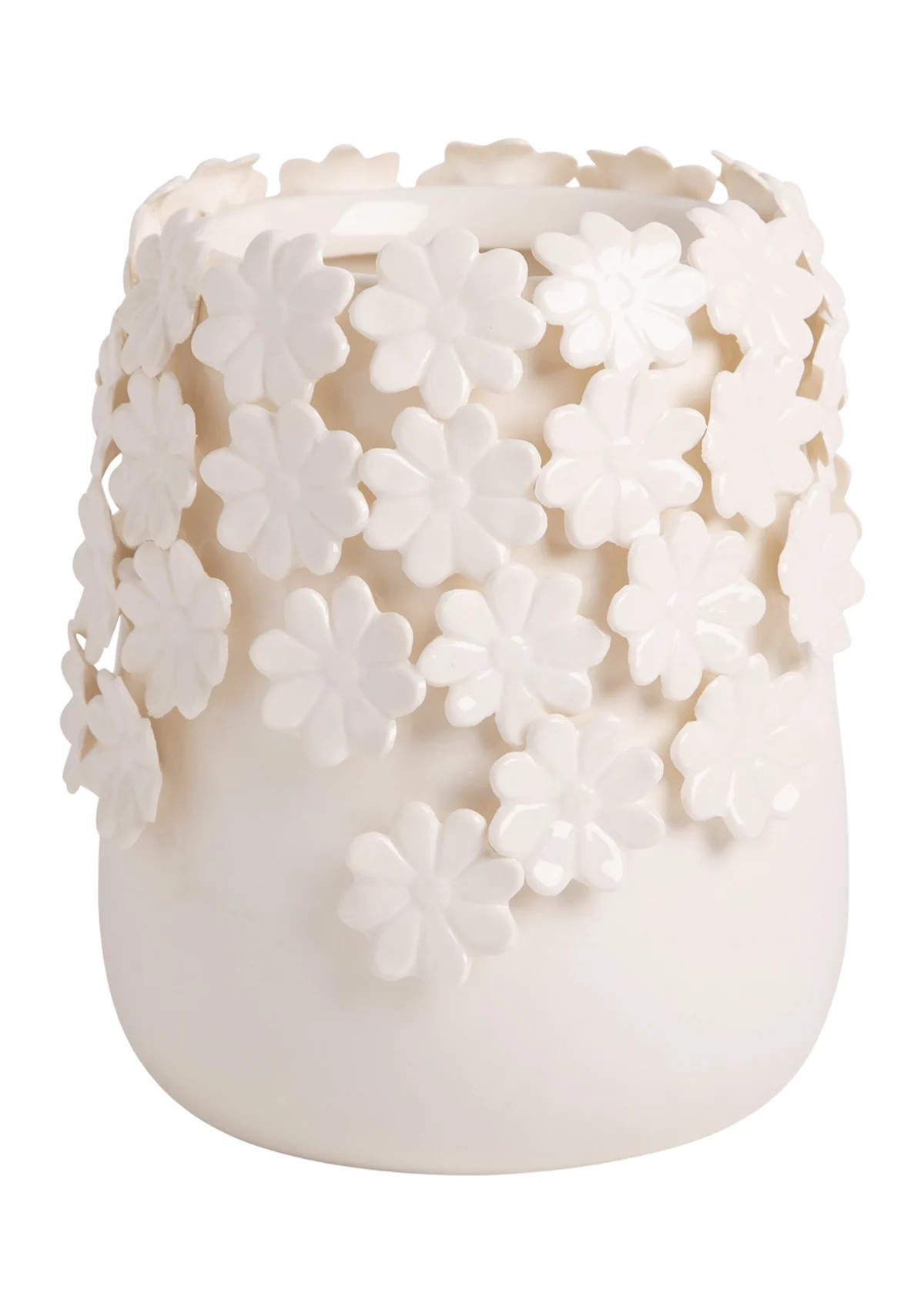 White Daisy Vase | Belk