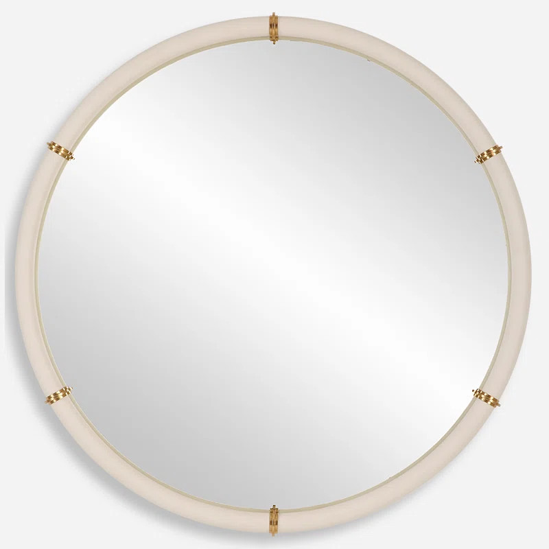 Worner Steel Round Wall Mirror | Wayfair North America