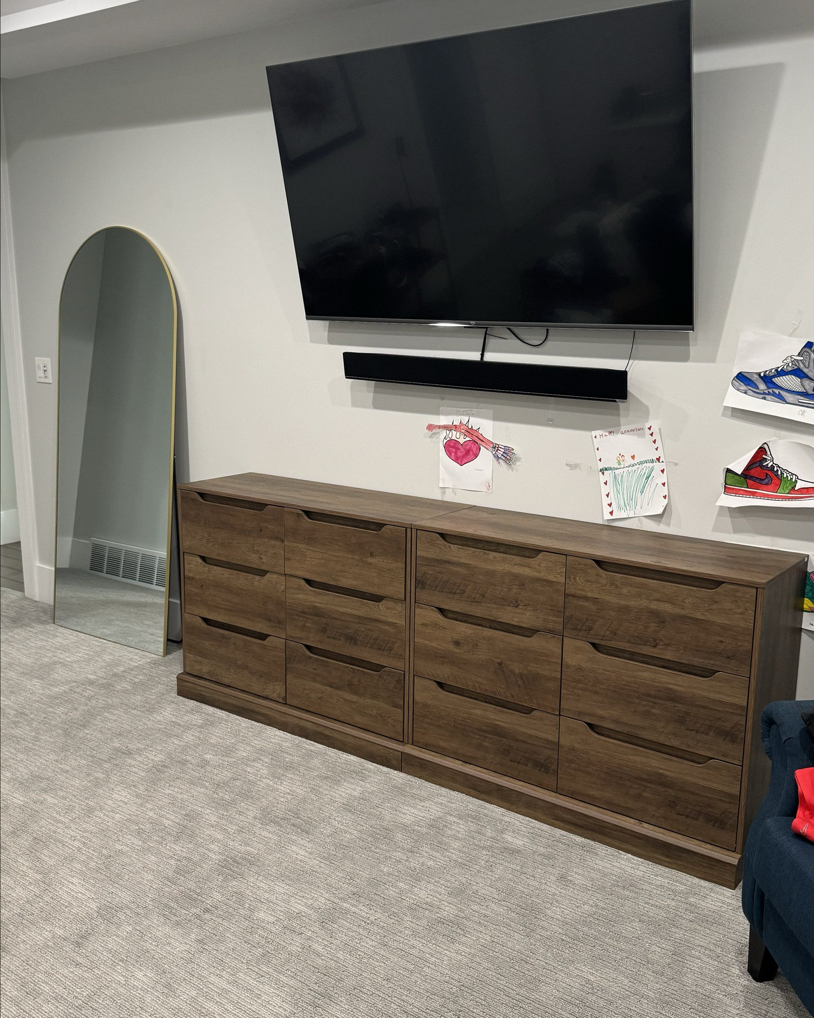 Super affordable bedroom furniture!  Put 2 dressers together for $400 total!! And that mirror?! 😍😍😍  both are on massive sale right now! 

#LTKSaleAlert #LTKVideo #LTKHome