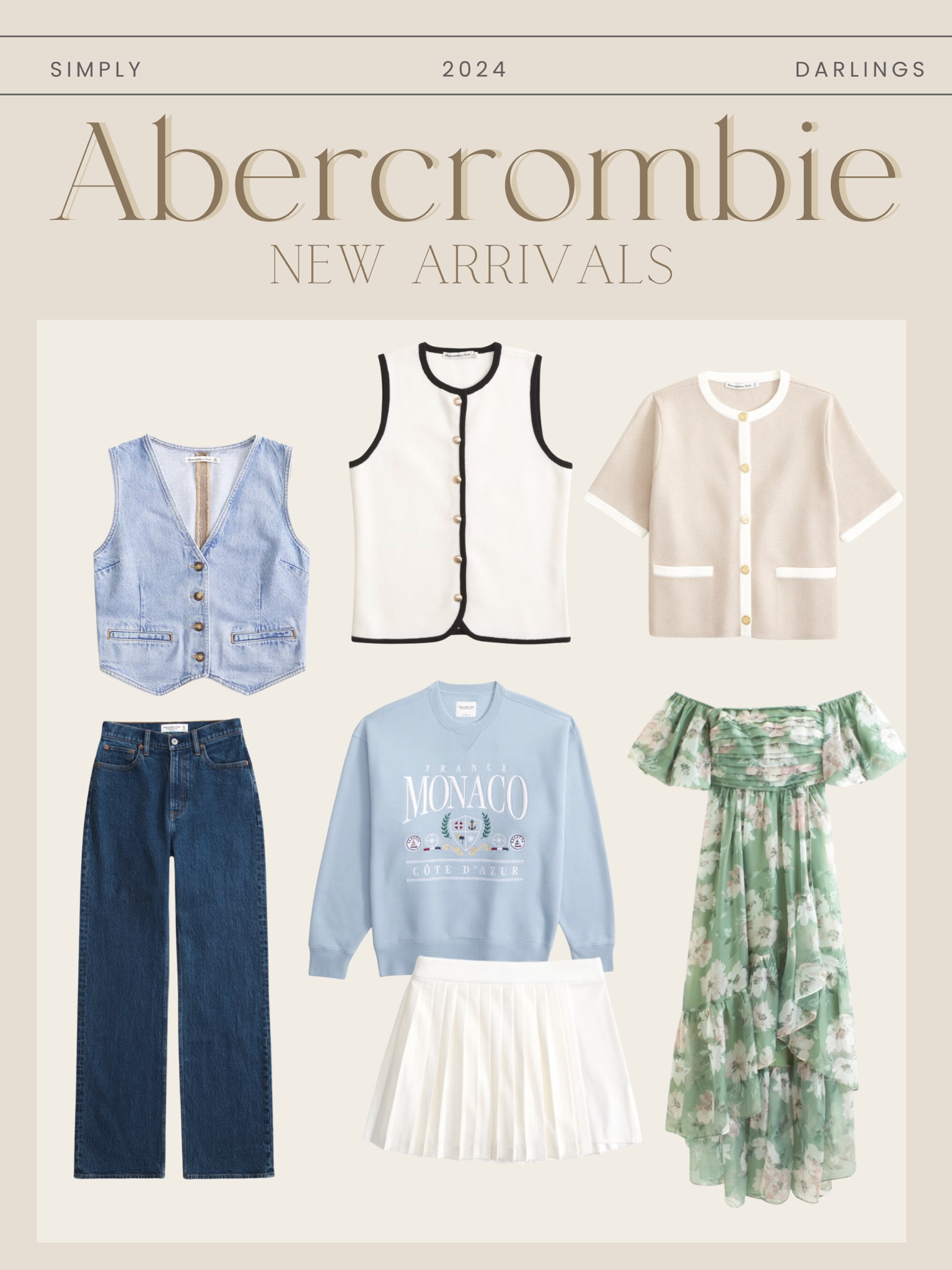 Abercrombie new arrivals! Will be perfect to transition to fall!! 

#LTKxAF