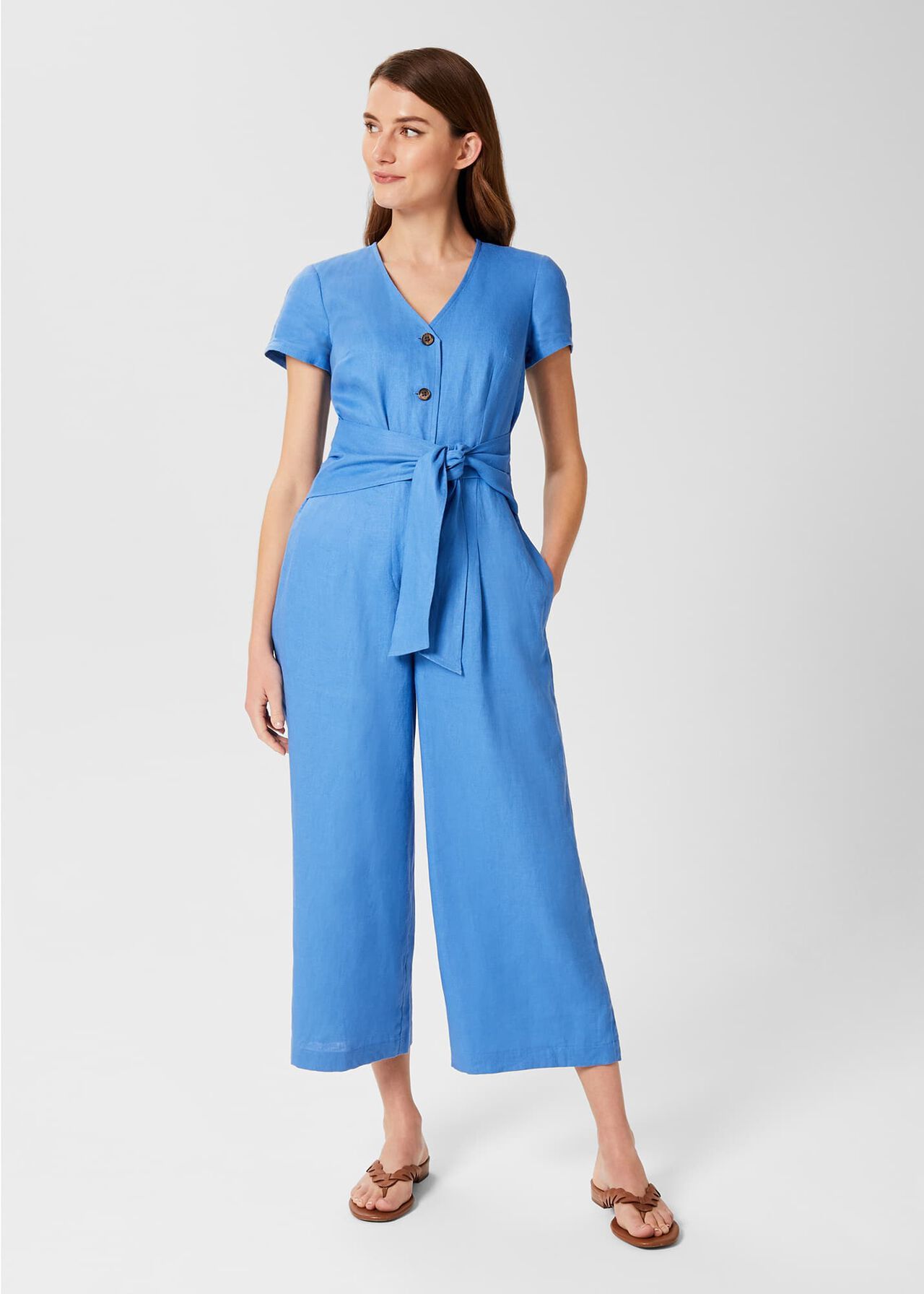 Jayne Linen Jumpsuit | Hobbs | Hobbs