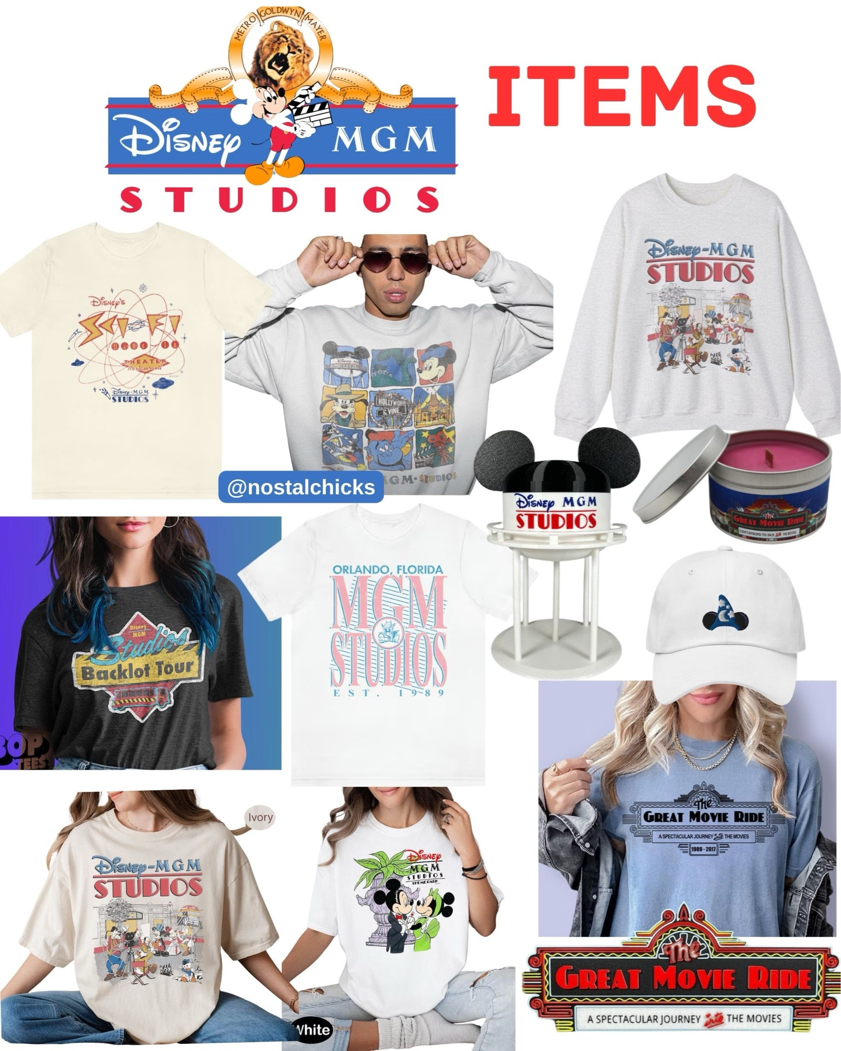 MGM inspired items ❤️
#mgm #disneystyle #nostalgia #nostalgic #millennial #millennials #90s #80s #disneyworld