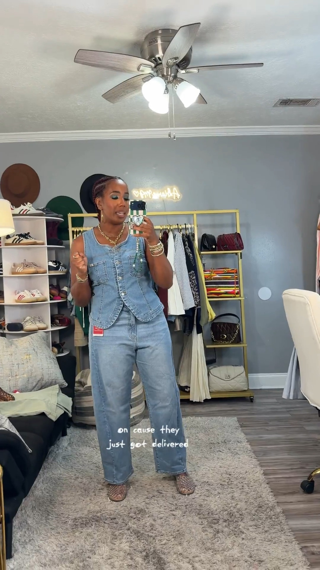 Y’all already know I love a good matching set and this one from Walmart did NOT disappoint 🙌🏽

Wearing a medium in the top & size 12 in the jeans (I sized up for that perfect barrel fit 👌🏽). Both pieces have stretch so they’re super comfortable + flattering!

✨ Sold separately so you can mix & match  
✨ Top under $30 (XS–XXL)  
✨ Jeans under $34 (sizes 2–18 + plus options)  
✨ Comes in 2 color options  
✨ Brand: Levi Strauss  

This is one of those effortless looks you can dress up or down — brunch, errands, casual date… it works every time 💙

SIZING REFERENCE/stats- 5’5”, 165 lbs, size 10

#walmartfashion #denimset #walmartfinds #affordablefashion #midstyle #over40style #casualchic #everydaystyle #springoutfits #denimlook

#LTKMidsize #LTKOver40