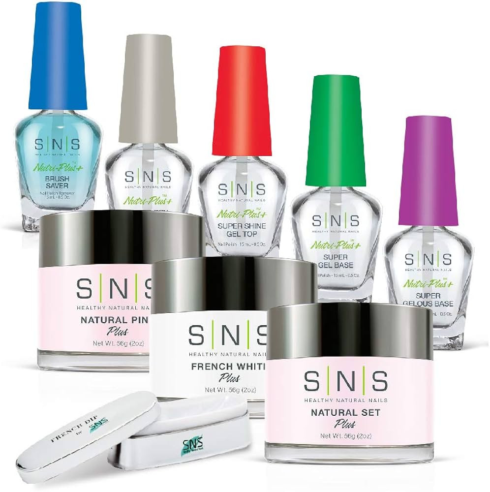 SNS Dipping Powder Starter Kit - Student Kit 3 (SNS Pink & White Kit) | Amazon (US)