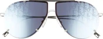 Dior BlackSuit 61mm Mirrored Aviator Sunglasses | Nordstrom | Nordstrom