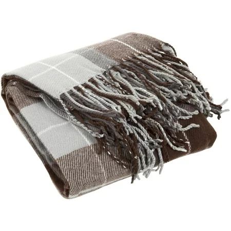 Somerset Home Cashmere-Like Blanket Throw - Brown | Walmart (US)