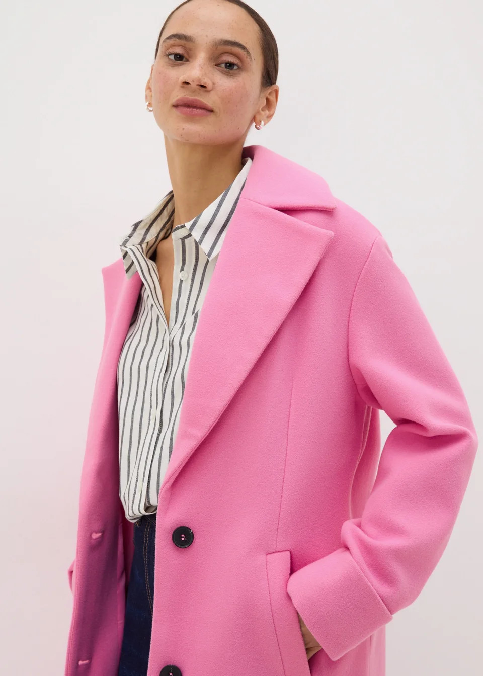 Pink Tailored Coat | Matalan (UK)