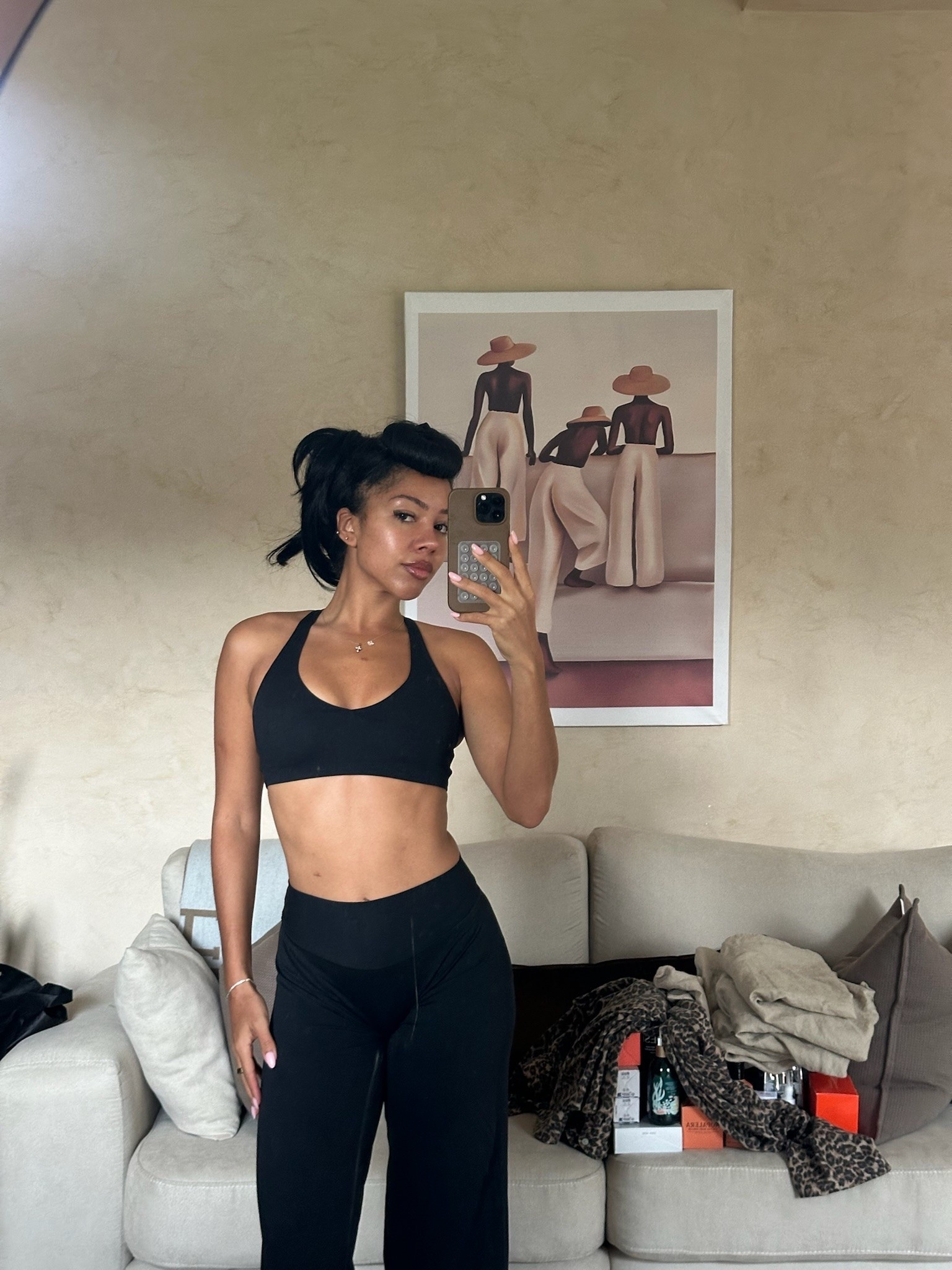 Oner active flare pants and sports bra! So comfy 🖤 Perfect for lounging or a workout!

#LTKActive #LTKootd #LTKfitnessgoals