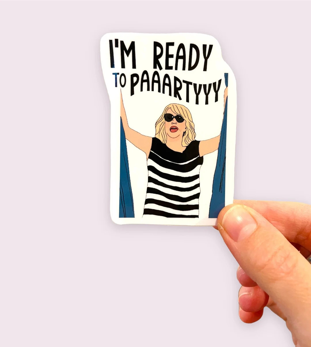 Bridesmaids Sticker Ready to Party Magnet Funny, Cute, Custom Popular Quote Wedding Party Gift Ba... | Etsy (US)