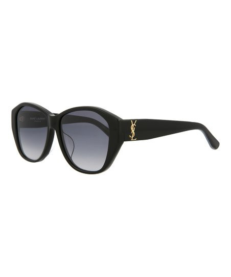 Saint Laurent Black & Gray Butterfly Sunglasses | Zulily