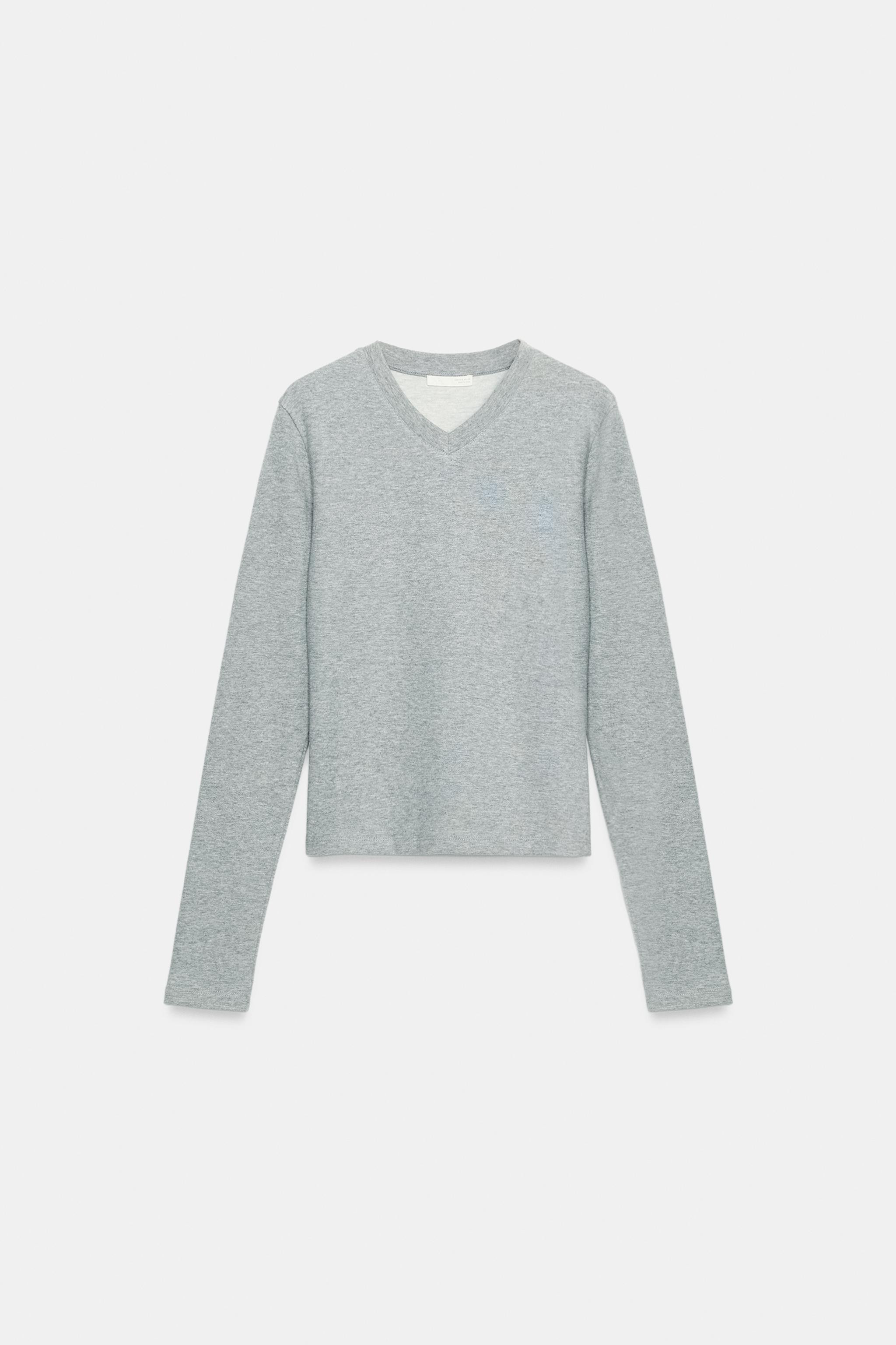 V-NECK T-SHIRT | Zara UK