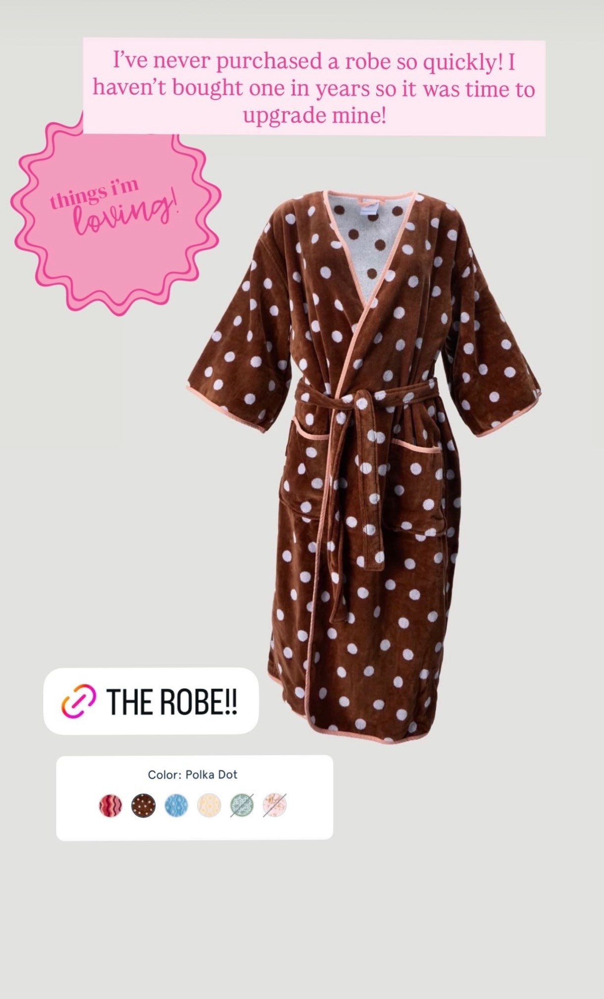 New plush robes from Weezie! The brown polka dot print sold me 😍

#LTKTravel #LTKmorningroutine #LTKgrwm