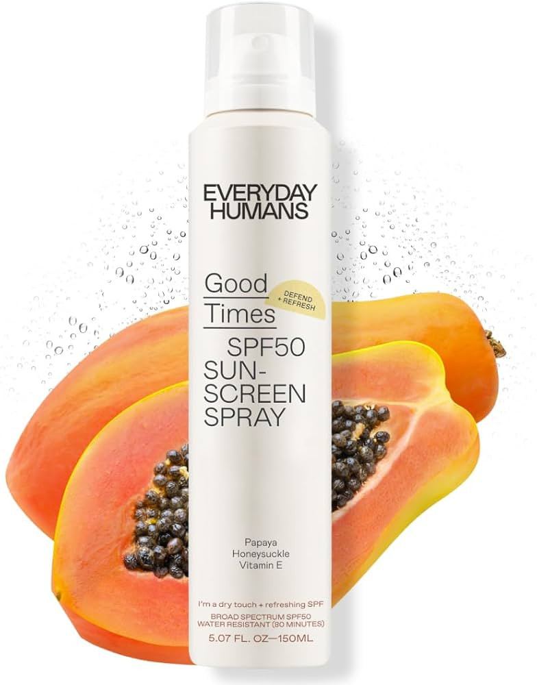 EVERYDAY HUMANS SPF50 Clear Sunscreen Spray Mist 5.1oz | Oxybenzone-Free UVA/UVB Protection w/Ant... | Amazon (US)