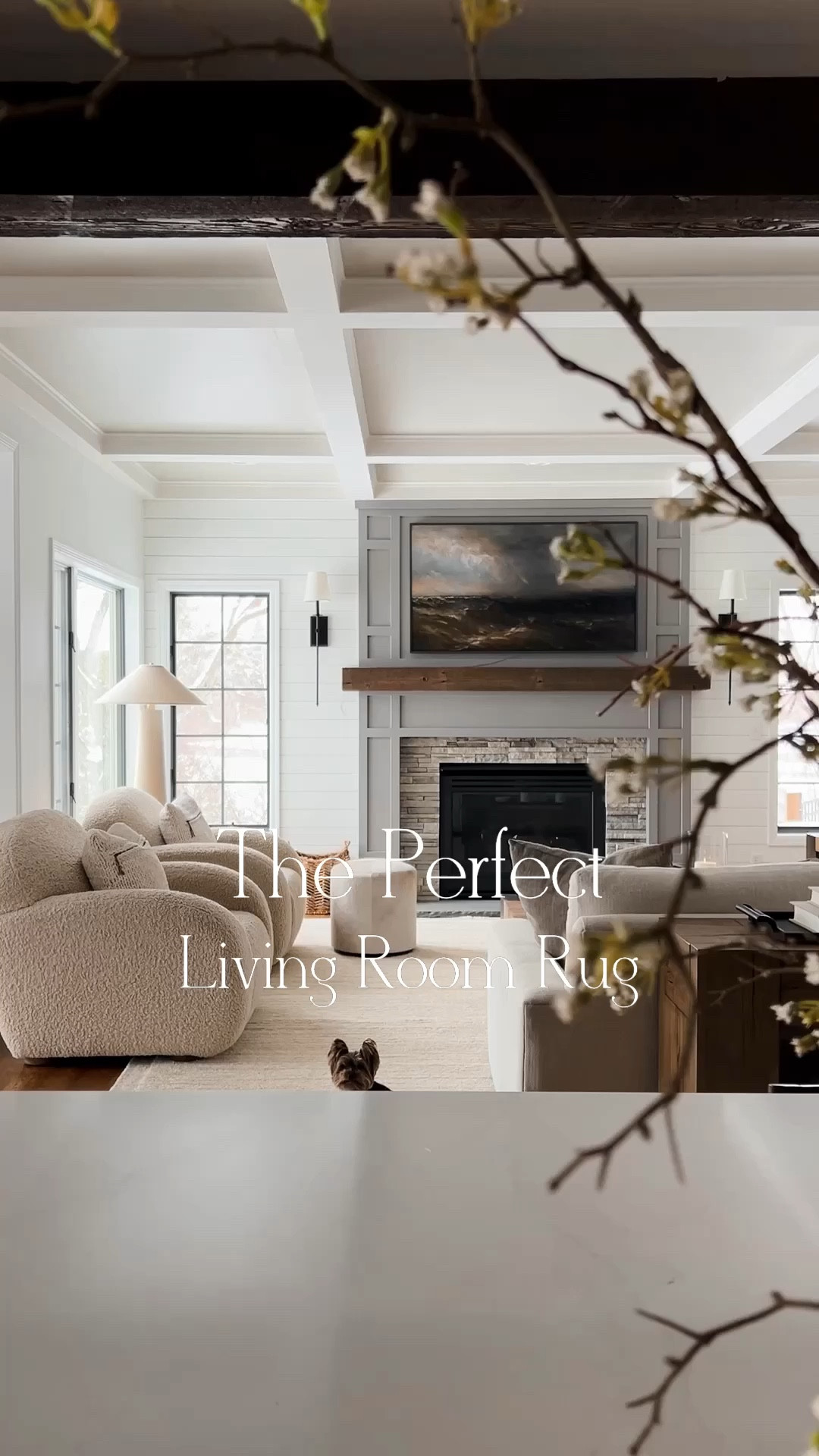 Lots of questions about this rug lately! It’s honestly the perfect neutral rug! It’s thick and a true performance rug. 

#LTKWatchNow #LTKHome #LTKStyleTip