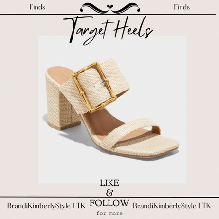 These Target heels are on my list for summer ☀️BrandiKimberlyStyle 

#LTKFestival #LTKshoecrush #LTKSeasonal
