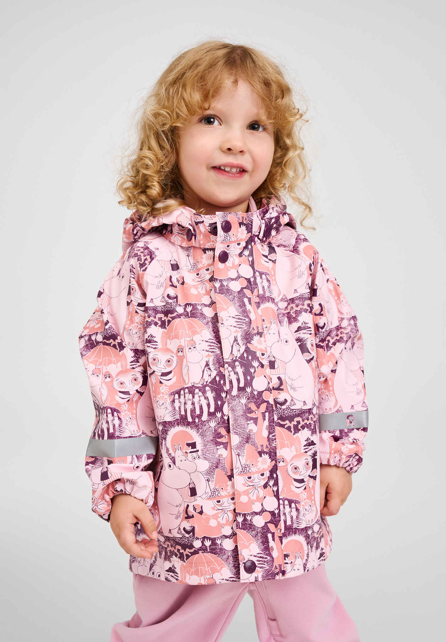 Moomin Vesi - Kids' Waterproof Rubber Rain Jacket | Reima