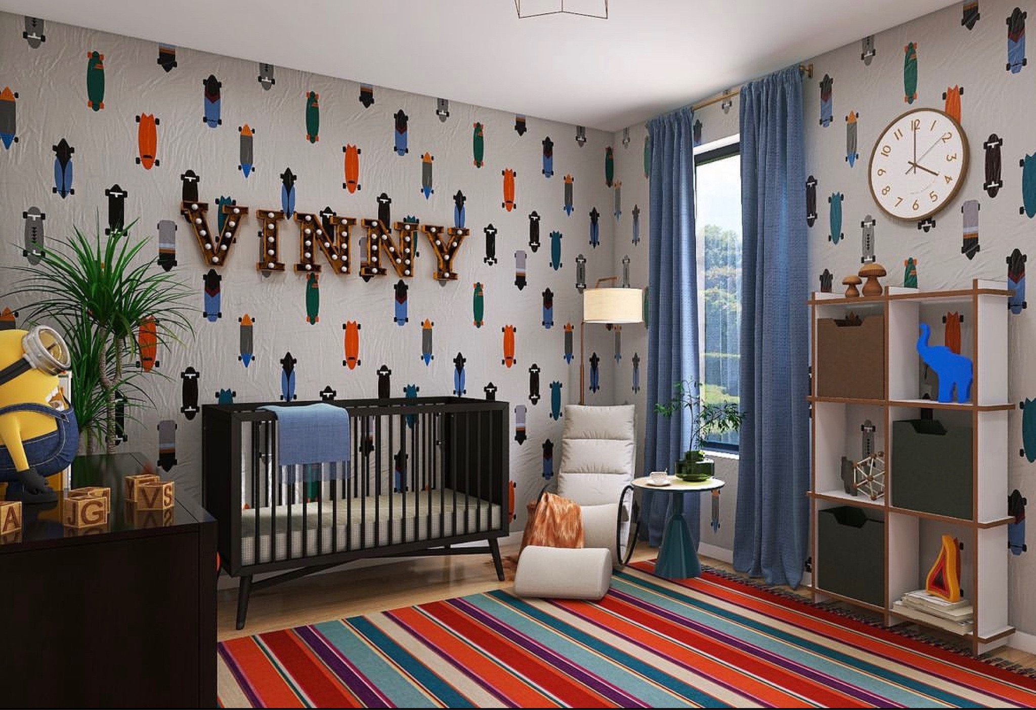 This crib from Pottery Barn Kids is the star of the show in this vibrant nursery🍼

#LTKhome #LTKbump #LTKfamily