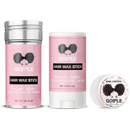 Wax Stick for Hair, Hair Pomade Stick Long-Lasting Styling Wax Stick, Hair Wax Stick Smoothing & Sli | Amazon (US)