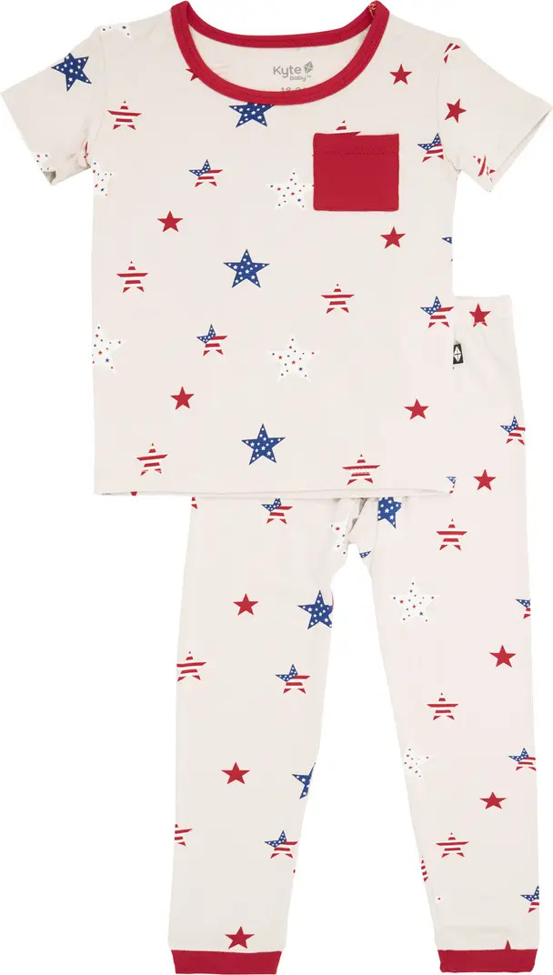 Kyte BABY Kids' Americana Star Print 2-Piece Pajama Set | Nordstromrack | Nordstrom Rack